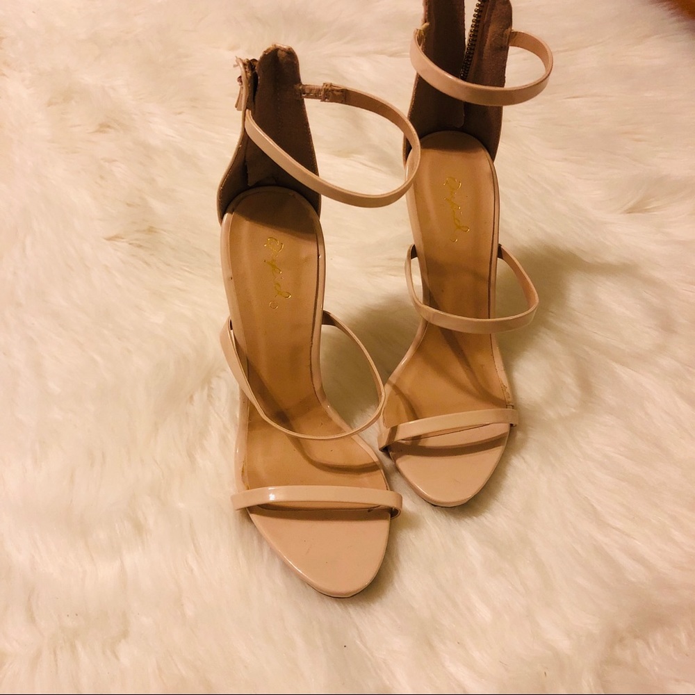Nude Strappy Heels